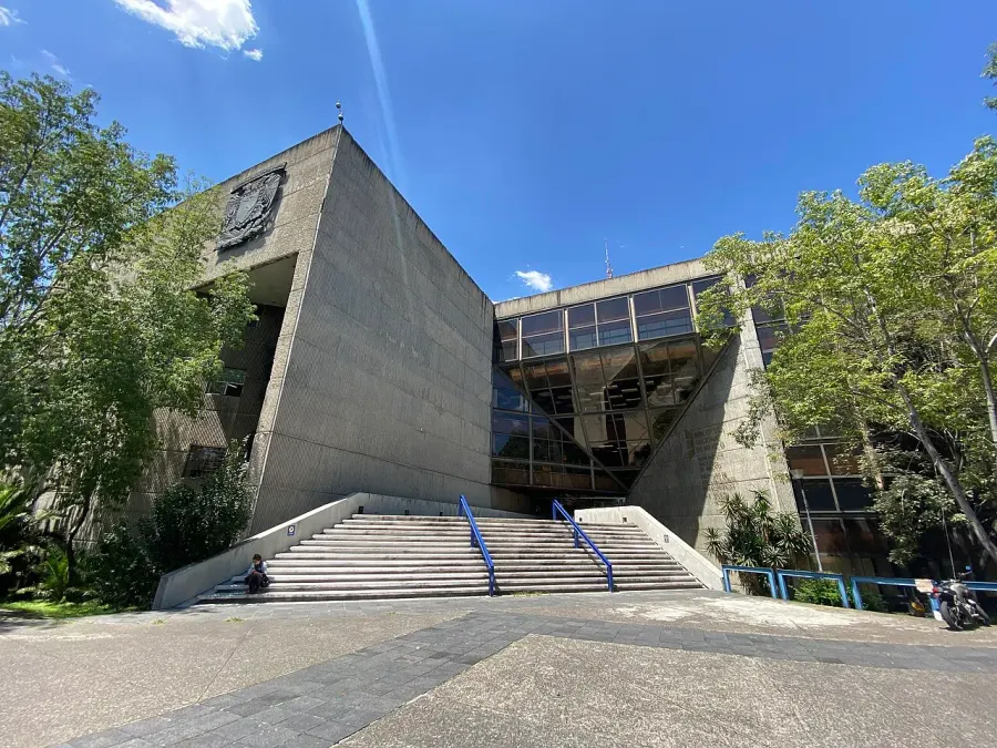 La carte Bibliothèque nationale du Mexique