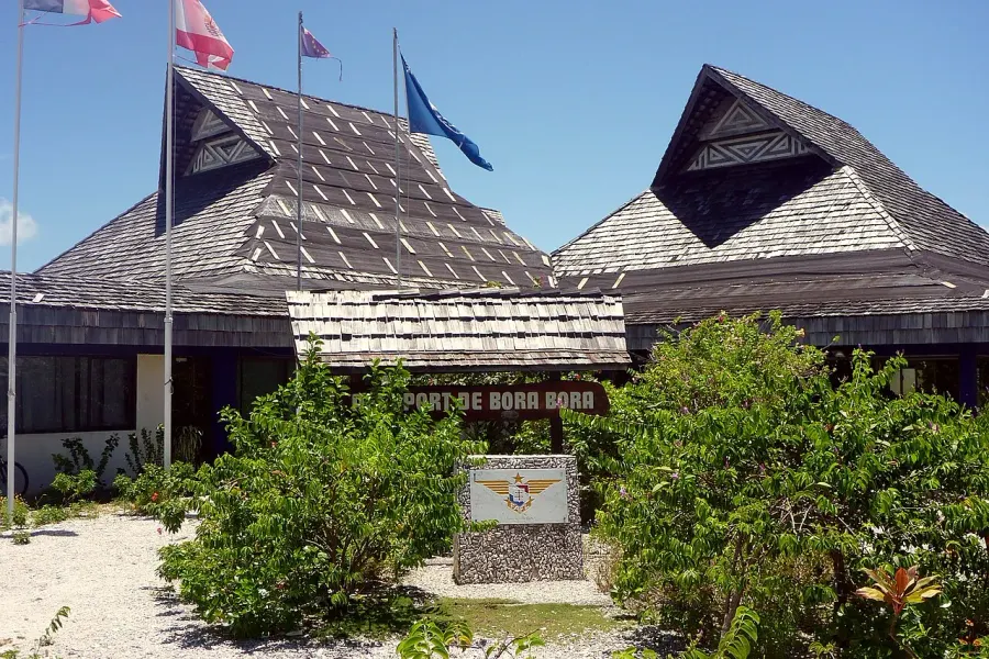 La carte Aéroport de Bora-Bora