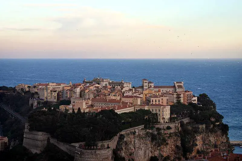 La carte Monaco-Ville