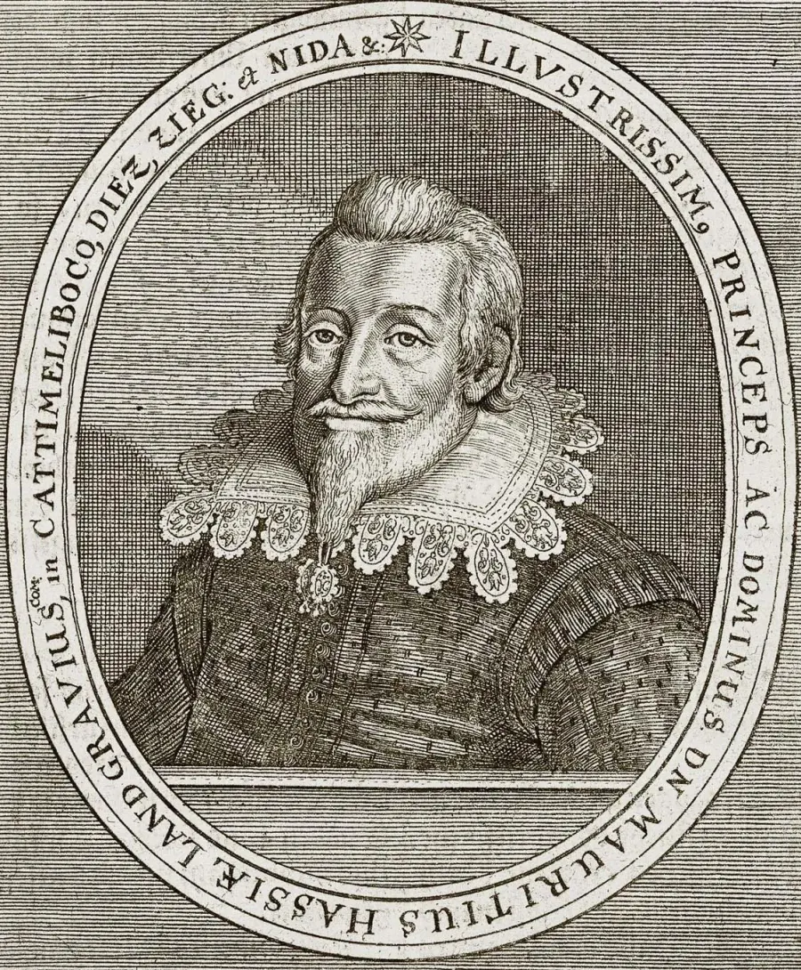 La carte Maurice de Hesse-Cassel