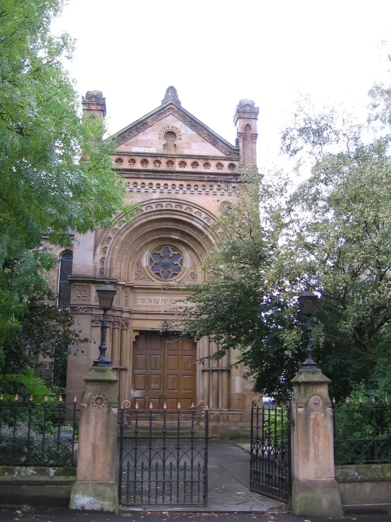 La carte Synagogue de Garnethill