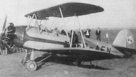 The Heinkel He 72 Kadett card