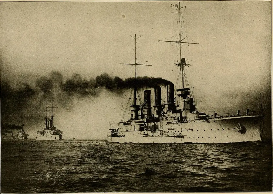 The SMS Friedrich Carl card