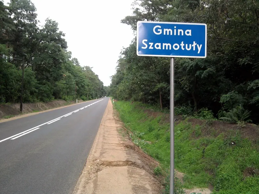 La carte Szamotuły