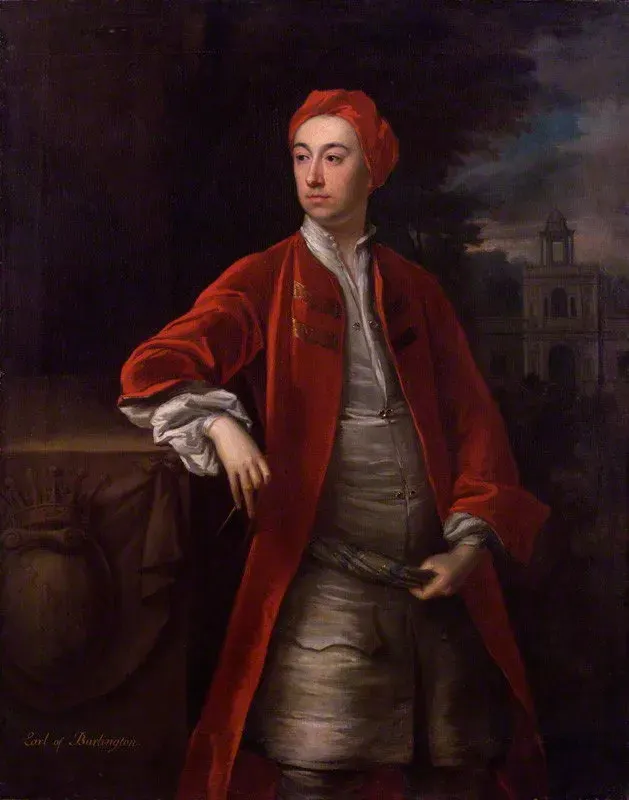 The Richard Boyle, 3rd Earl of Burlington card