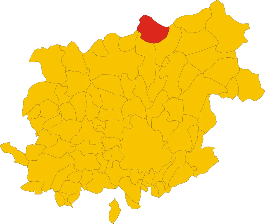 La carte Castelpagano