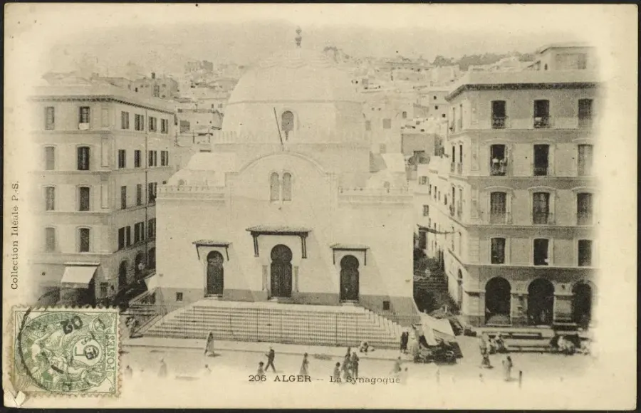 La carte Grande synagogue d'Alger