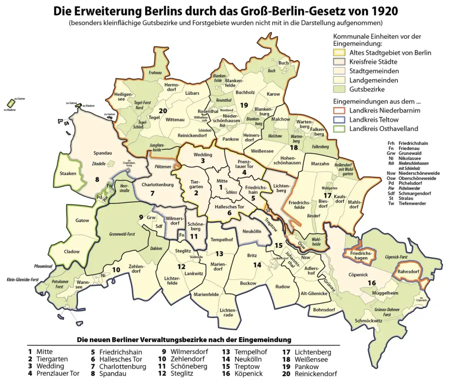 La carte Grand Berlin