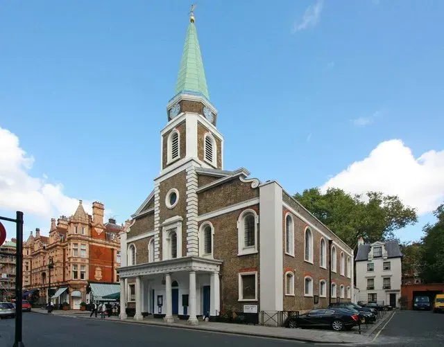 La carte Grosvenor Chapel