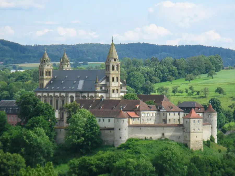 La carte Abbaye de Comburg