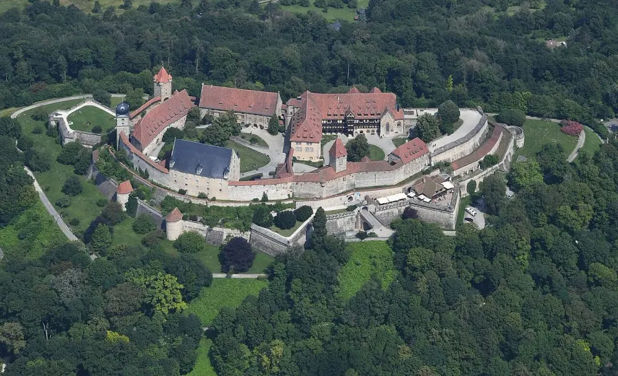La carte Veste Coburg