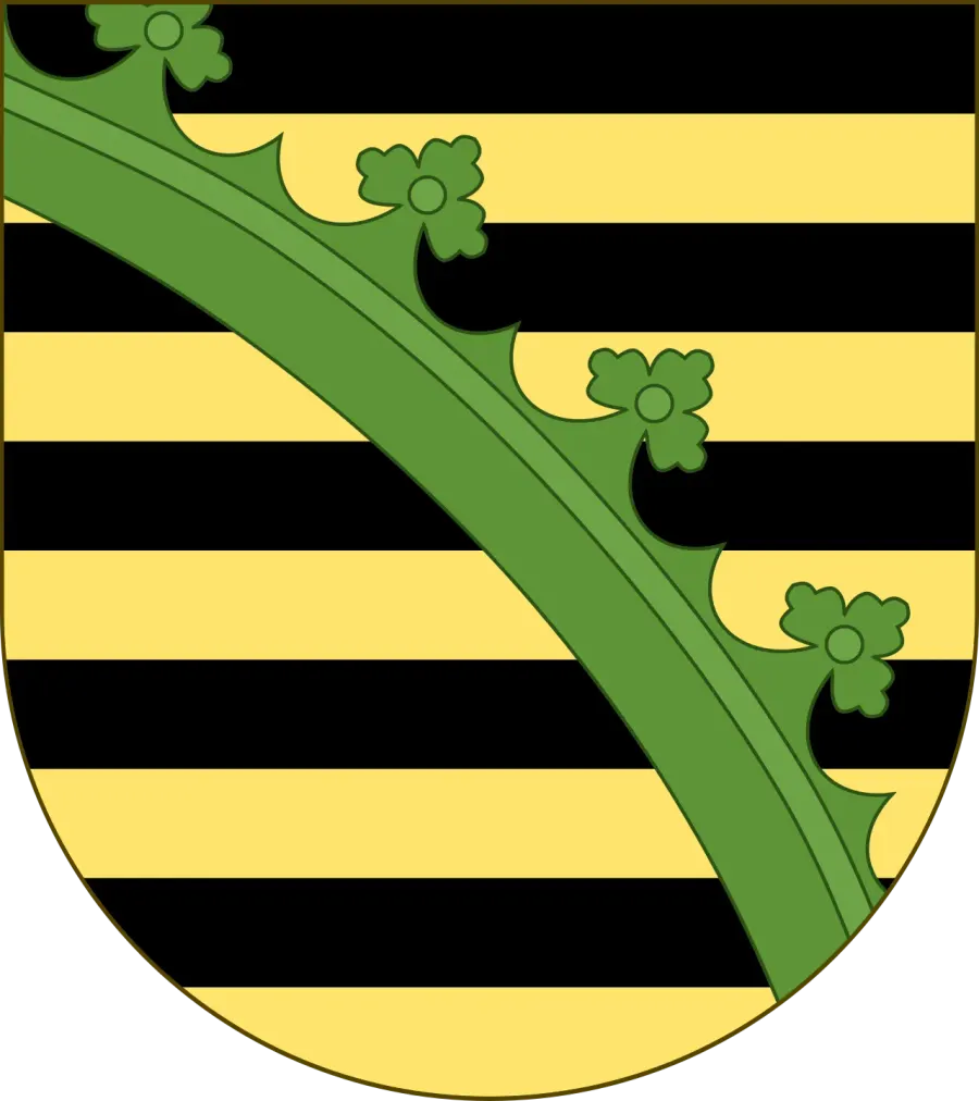 The Coat of arms of Saxony card