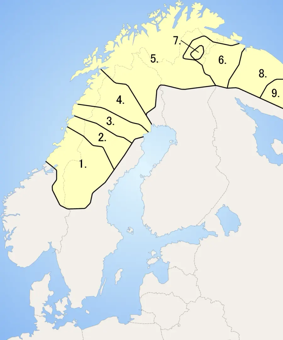 La carte Same de Lule