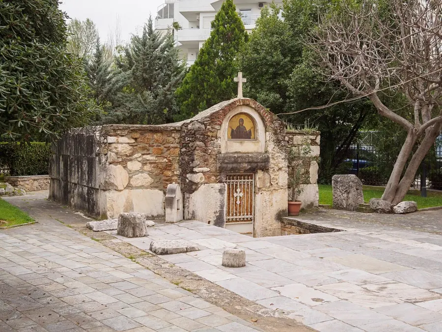 La carte Église de la Panagía Marmariótissa