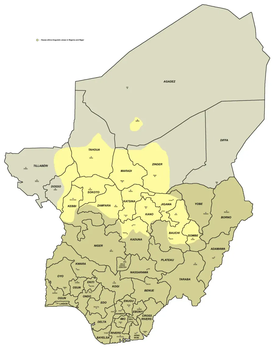 The Hausa language card