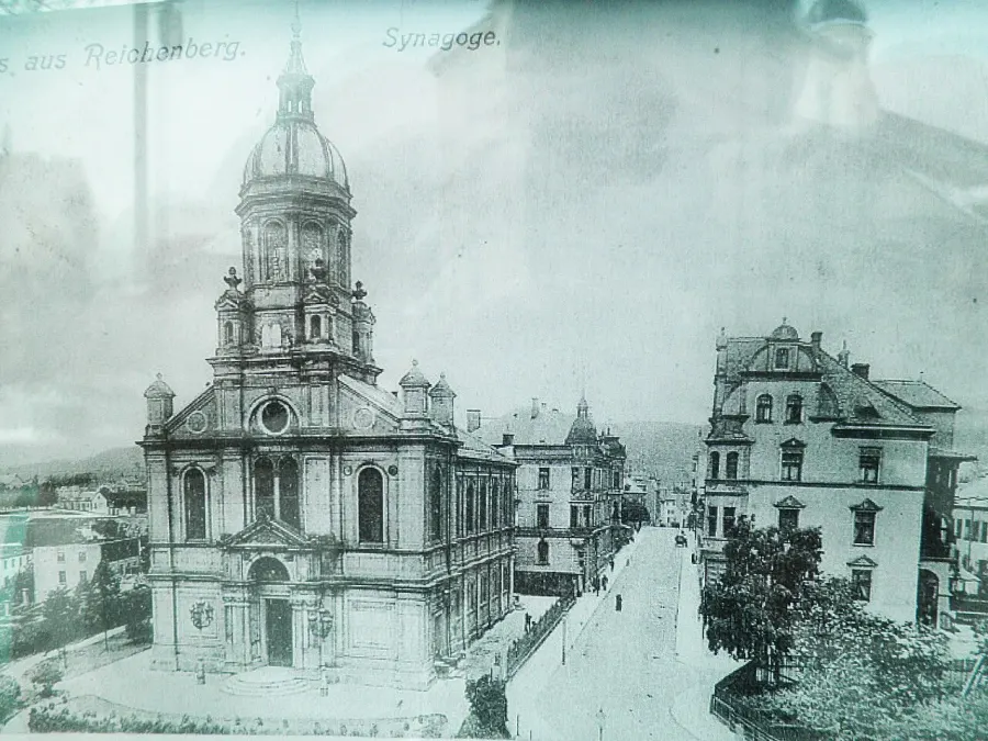 La carte Synagogue de Reichenberg