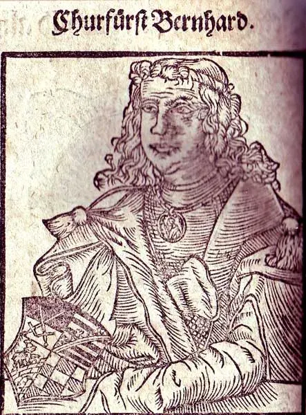 The Bernhard, Count of Anhalt card