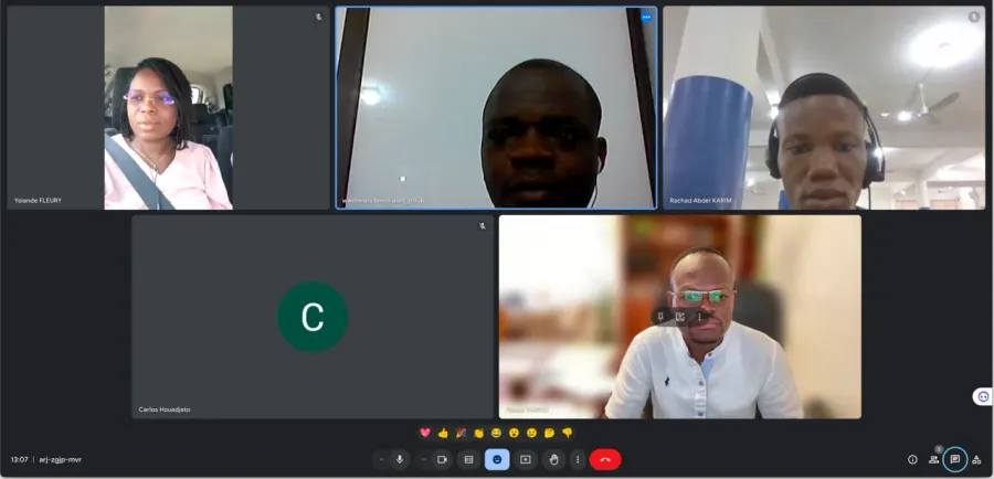 The Google Meet card