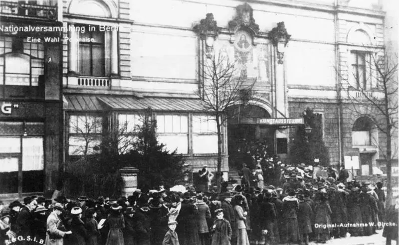 La carte Élections constituantes allemandes de 1919