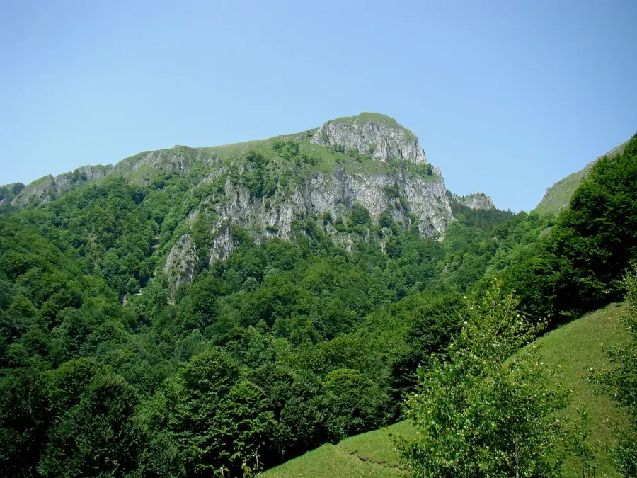La carte Parc national Buila-Vânturarița