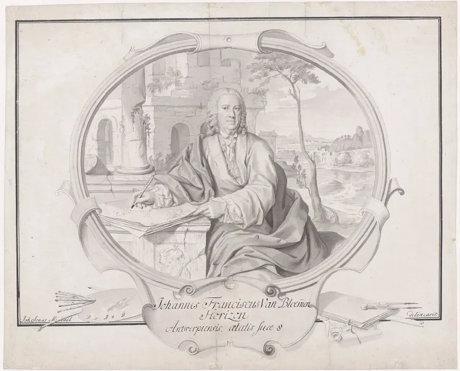 La carte Jan Frans van Bloemen