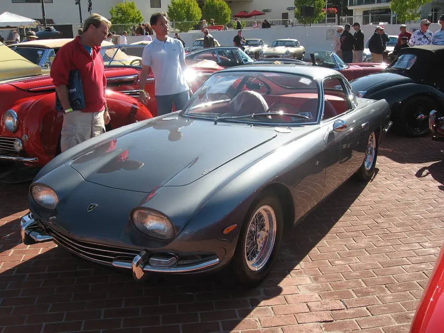 The Lamborghini 350 GT card