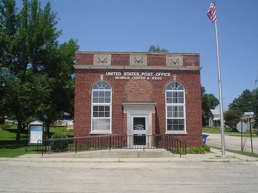 The Monroe Center, Illinois card