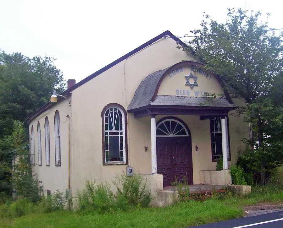 La carte Synagogue Anshei de Glen Wild