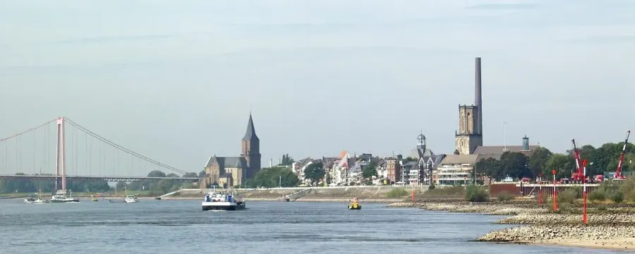 La carte Emmerich am Rhein