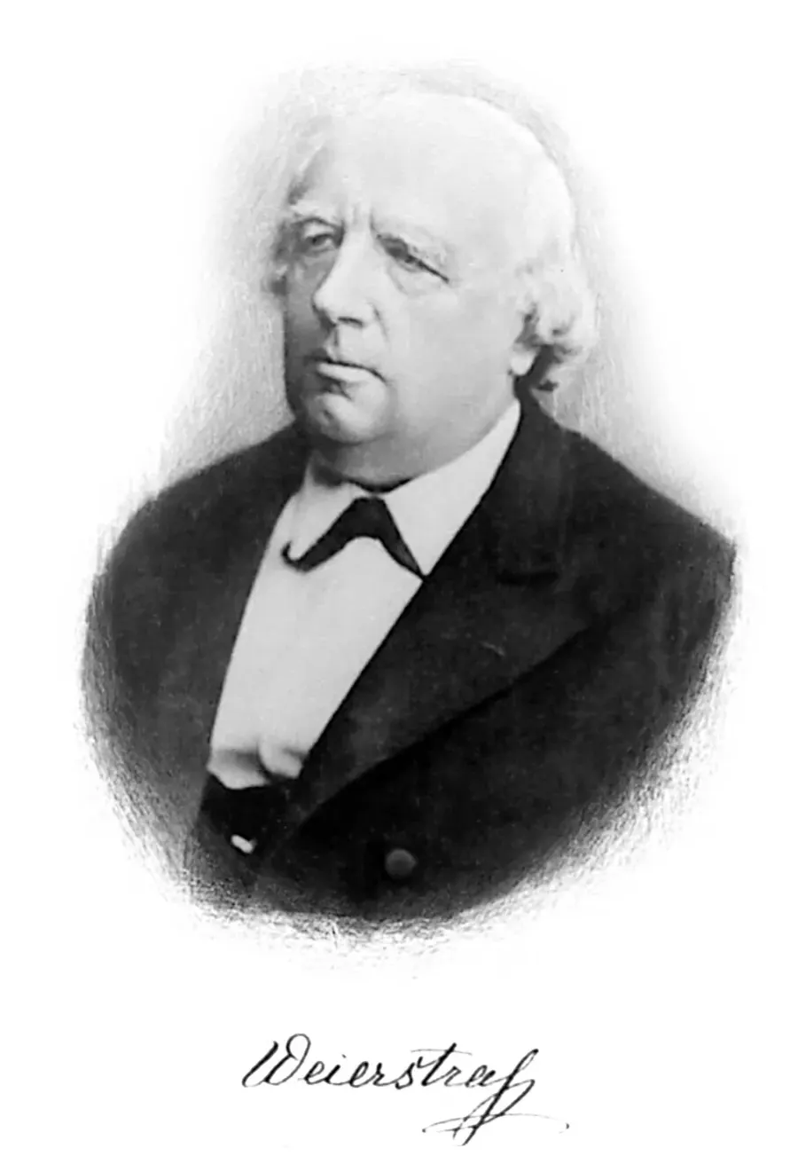 The Karl Weierstrass card