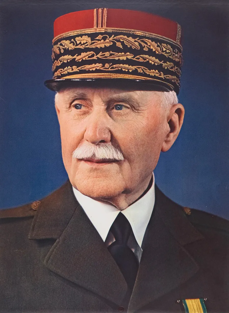 La carte Philippe Pétain