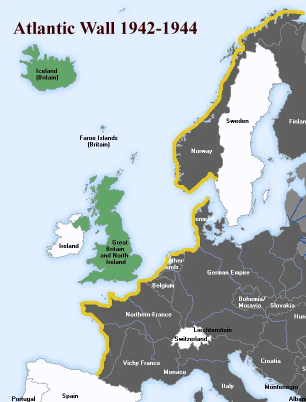 The Atlantic Wall card