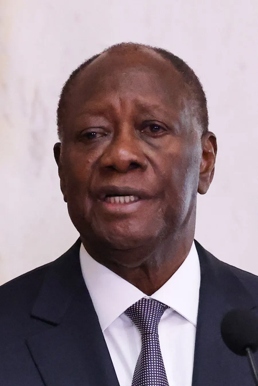 La carte Alassane Ouattara