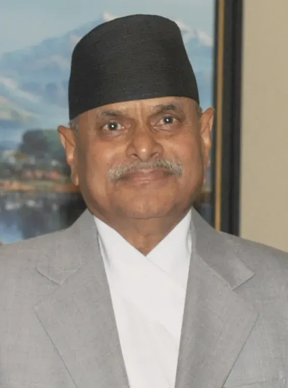 La carte Ram Baran Yadav