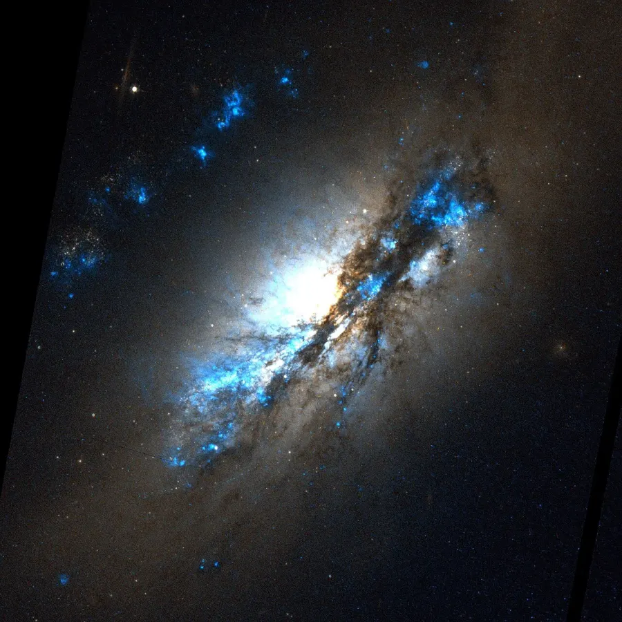The NGC 2146 card