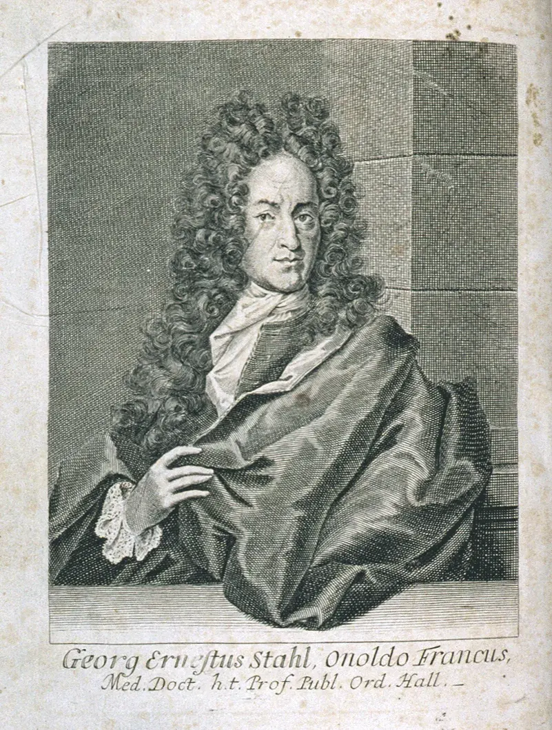 La carte Georg Ernst Stahl