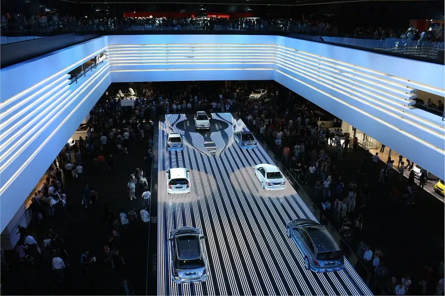 La carte Salon de l'automobile de Francfort