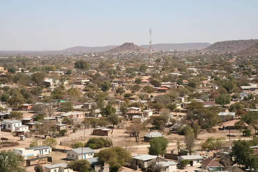 La carte District de Kgatleng