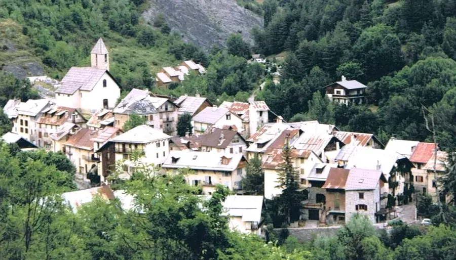 La carte Entraunes