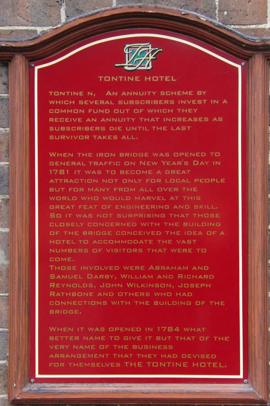 The Tontine card