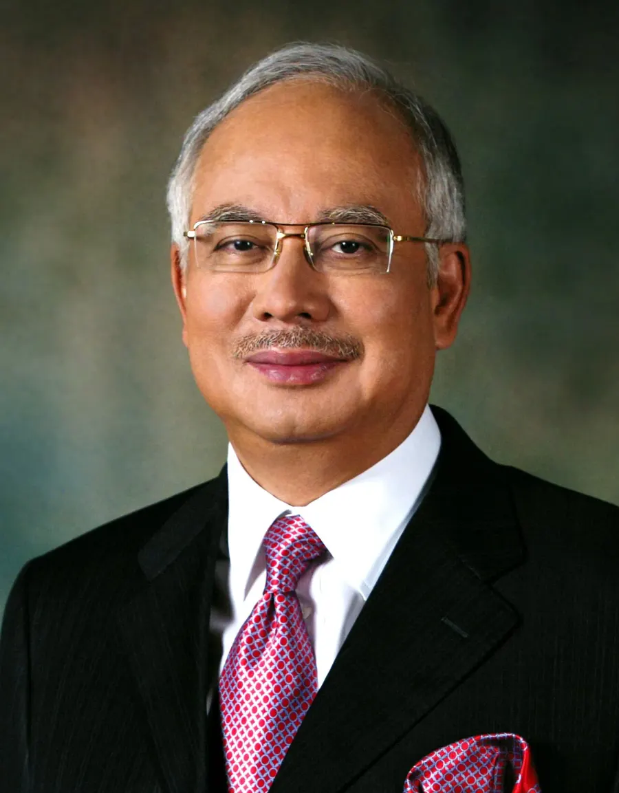 La carte Najib Razak