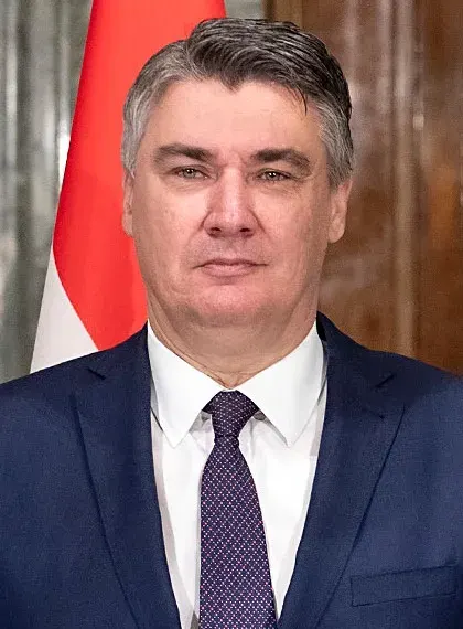 La carte Zoran Milanović