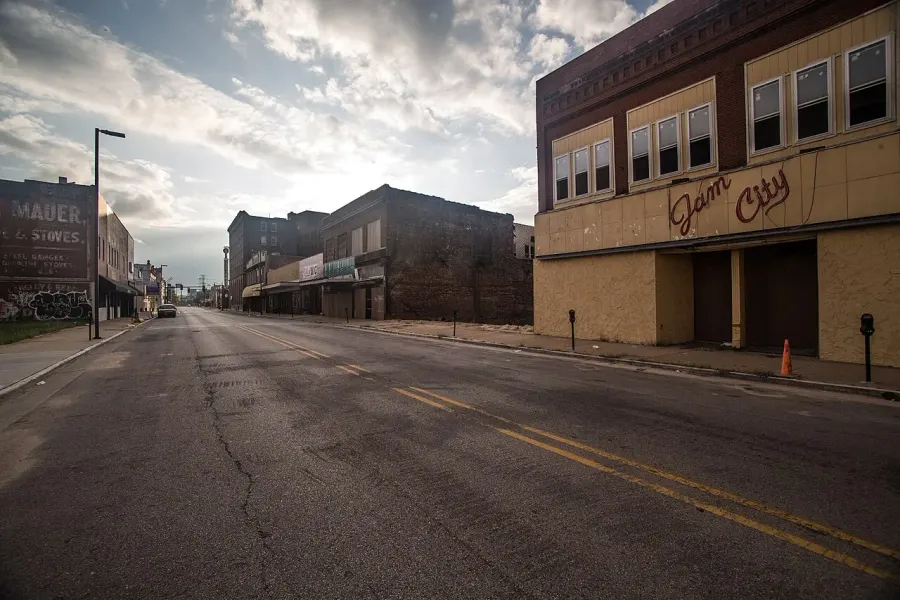 The East St. Louis, Illinois card