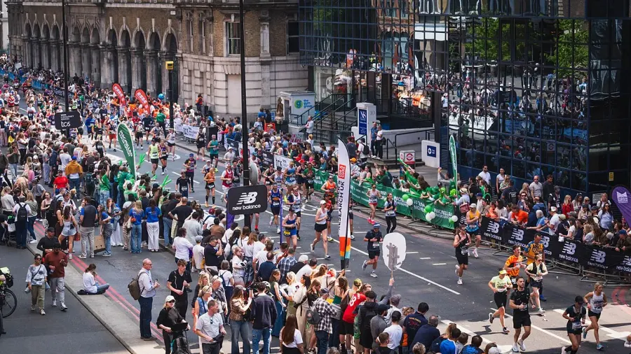 The London Marathon card