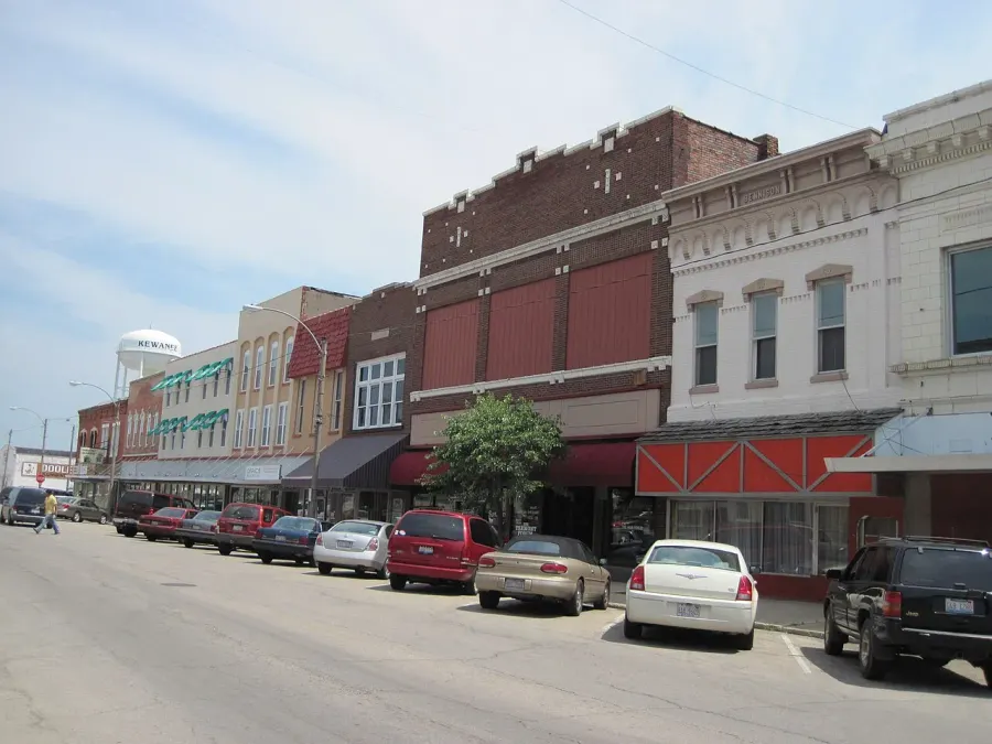 The Kewanee, Illinois card