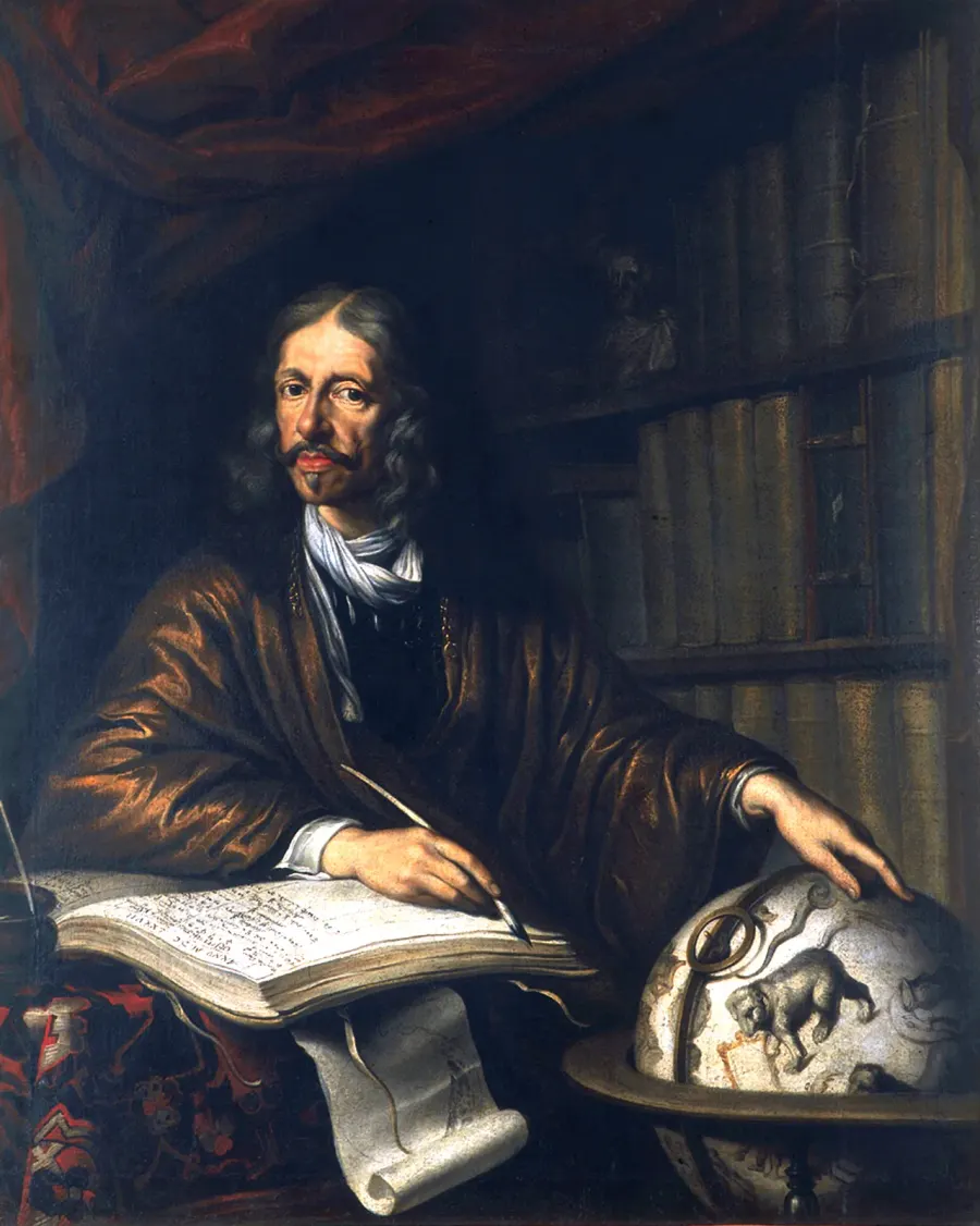 La carte Johannes Hevelius