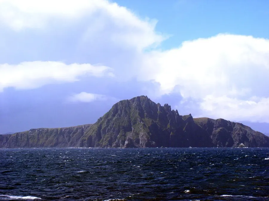 La carte Île Horn