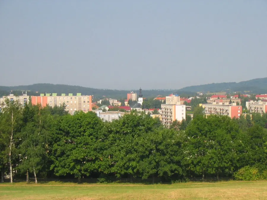 La carte District de Žďár nad Sázavou