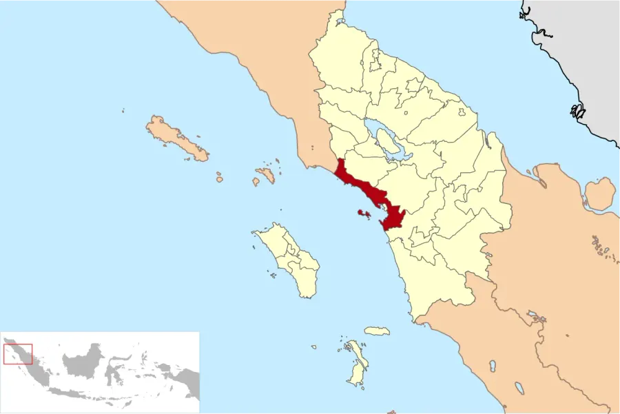 The Central Tapanuli Regency card