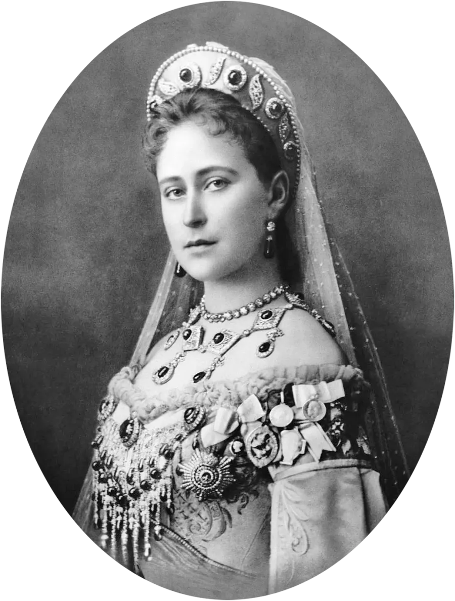 La carte Élisabeth de Hesse-Darmstadt